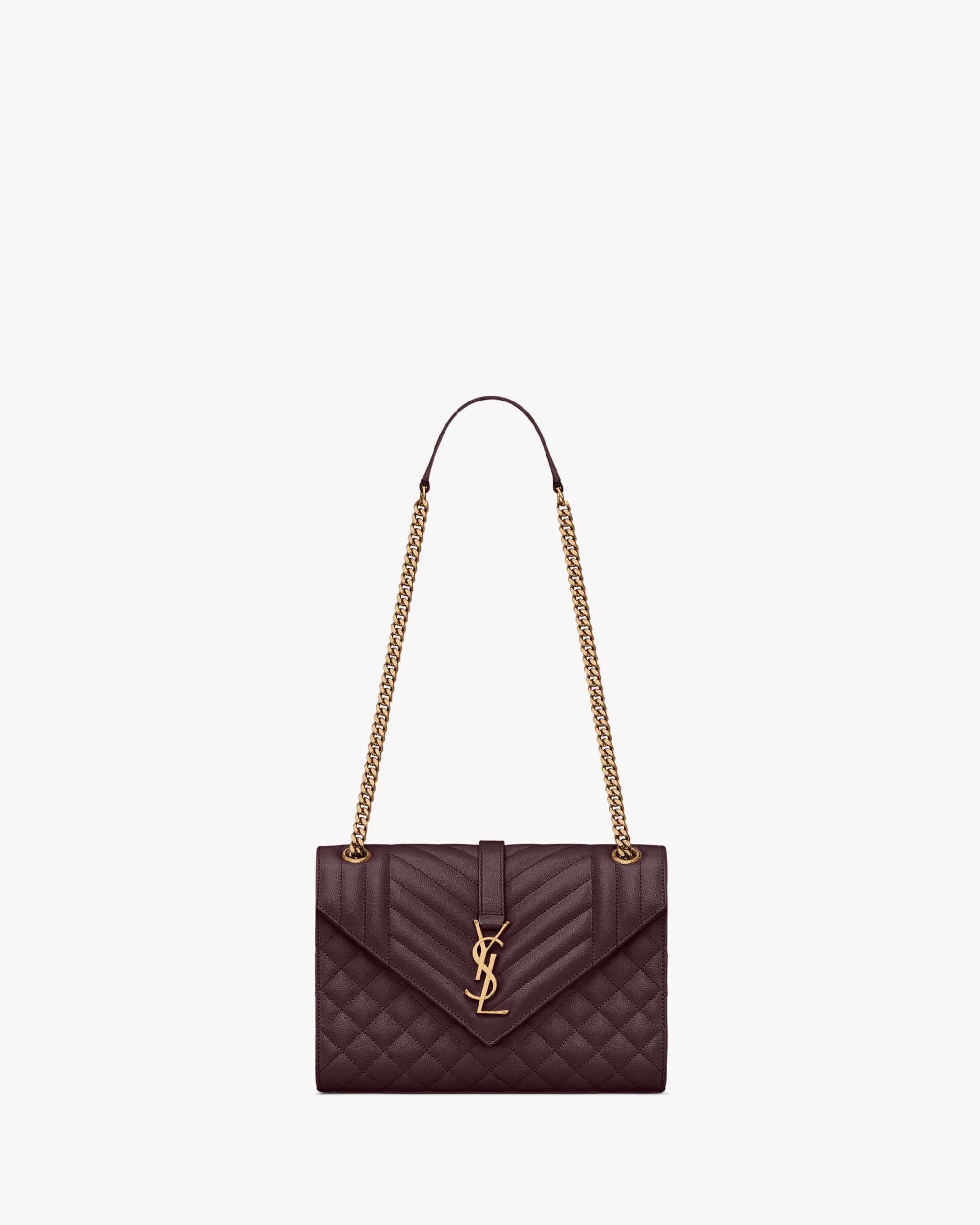 YSL ENVELOPE medium in grain de poudre leather - Image 1